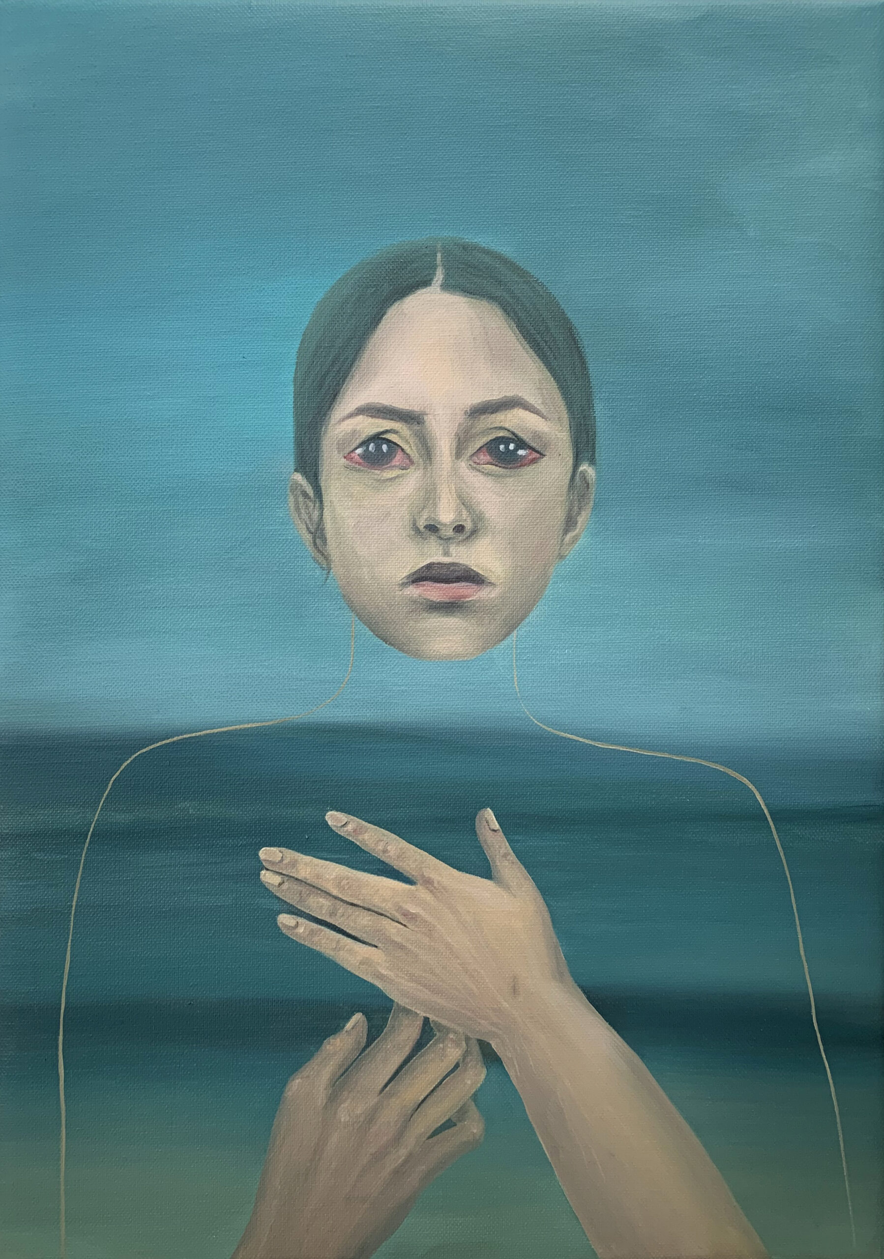 картина ПУСТОТА художник Надежда Хасанова